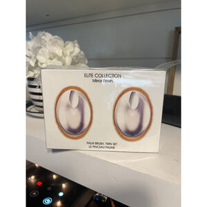 New Sealed ARTIS Elite Collection Mirror Finish Palm Brush Twin Set